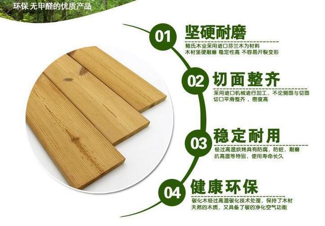 碳化木的深度解析 核心优势、工艺区别与选购指南